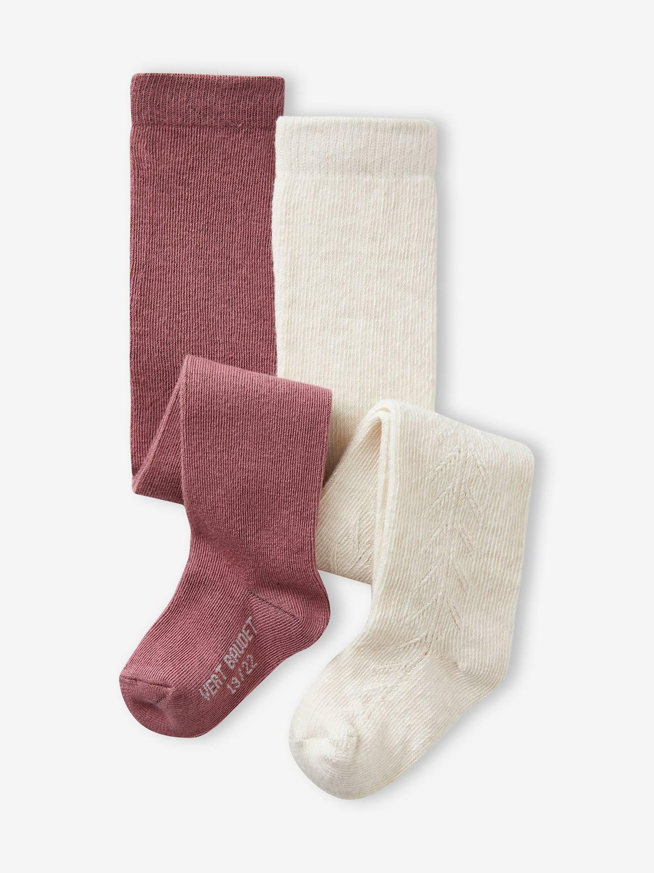 2er-Pack Mädchen Baby Strumpfhosen