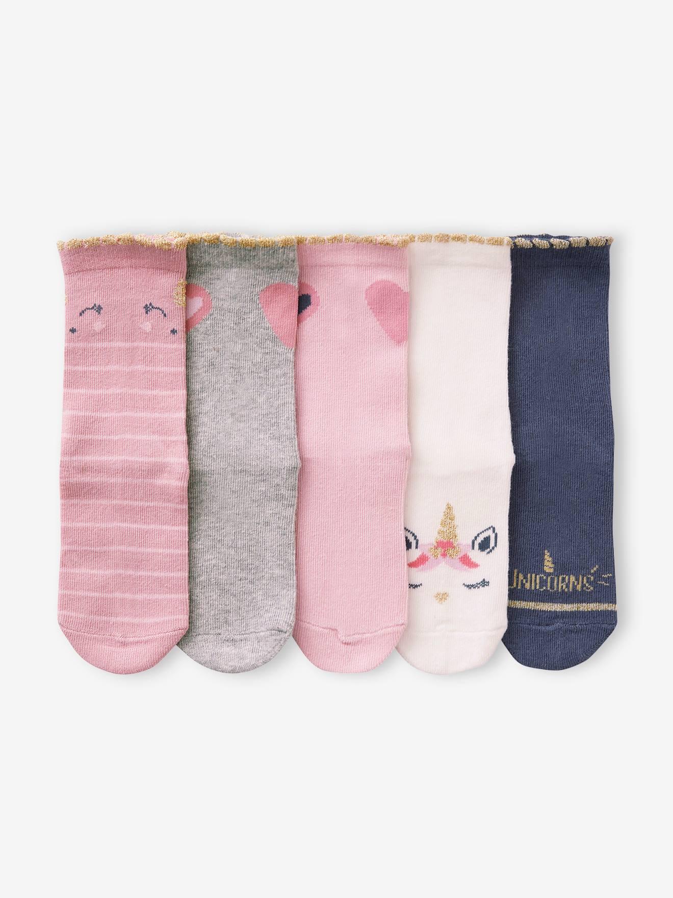 5er-Pack Mädchen Socken