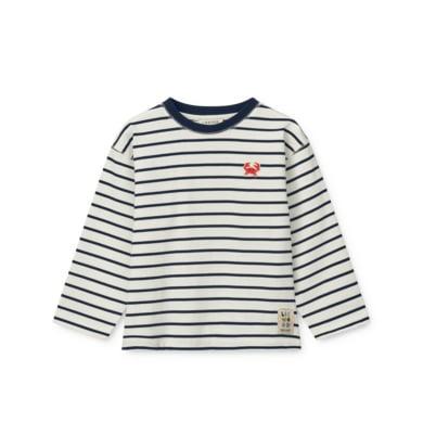 LIEWOOD Tyler Streifen-Langarmshirt y/d stipes classic navy/ creme de la creme