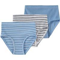 3 Baby Slips mit Rippstruktur