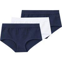 3 Mädchen Seamless-Pantys unifarben