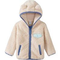 Baby Teddyjacke mit Kapuze