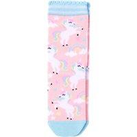 1 Paar Mädchen Socken mit Einhorn-Motiven