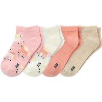 4 Paar Mädchen Sneaker-Socken im Set