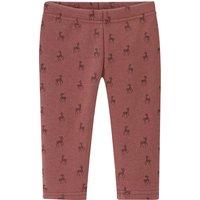 Baby Thermo-Leggings mit Reh-Allover