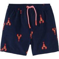 Jungen UV-Badeshorts mit Hummer-Motiven