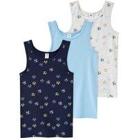 3 Jungen Unterhemden mit Bio-Baumwolle