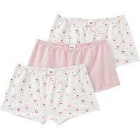 3 Mädchen Pantys mit Kirsch-Allover