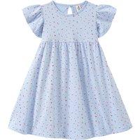 Mädchen Kleid mit Blümchen-Allover
