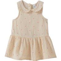 Baby Musselin-Kleid mit Bubikragen