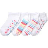 4 Paar Mädchen Sneaker-Socken im Set