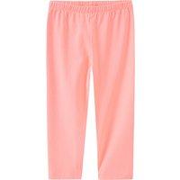 Mädchen Capri-Leggings unifarben