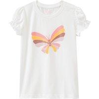 Mädchen T-Shirt mit glitzerndem Schmetterling