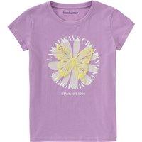 Mädchen T-Shirt mit Schmetterlings-Print