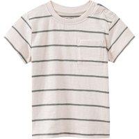 Baby T-Shirt mit Strukturstreifen