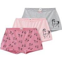 3 Mädchen Pantys mit Pferde-Motiven
