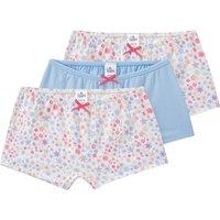 3 Mädchen Pantys mit Blümchen-Allover