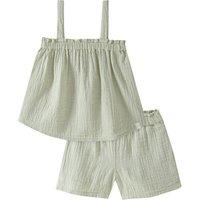 Mädchen Top und Shorts aus Musselin