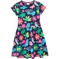 Mädchen Kleid mit Allover-Print