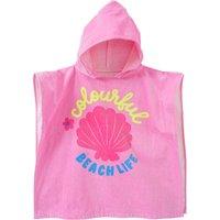 Mädchen Badeponcho mit Kapuze