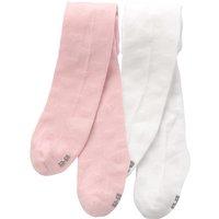 2 Baby Strumpfhosen mit Ajour-Muster
