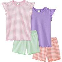 2 Baby Shortys mit Wellenbündchen