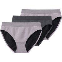 3 Mädchen Seamless-Slips in Unifarben