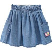 Mädchen Rock in Denim-Optik