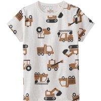 Baby Shorty mit Baufahrzeug-Allover