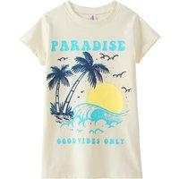 Mädchen T-Shirt mit Sommer-Motiv