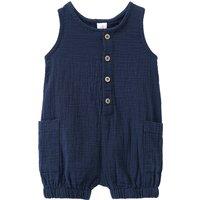 Newborn Musselin-Overall mit Knopfleiste
